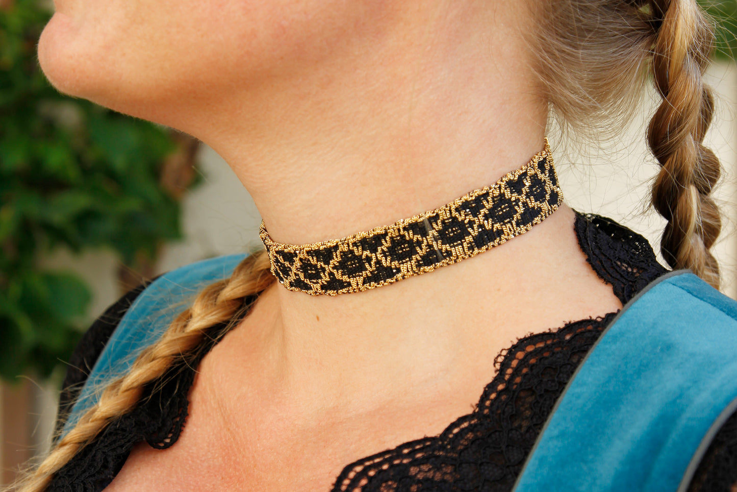 Halskette "Onyx" - Gold