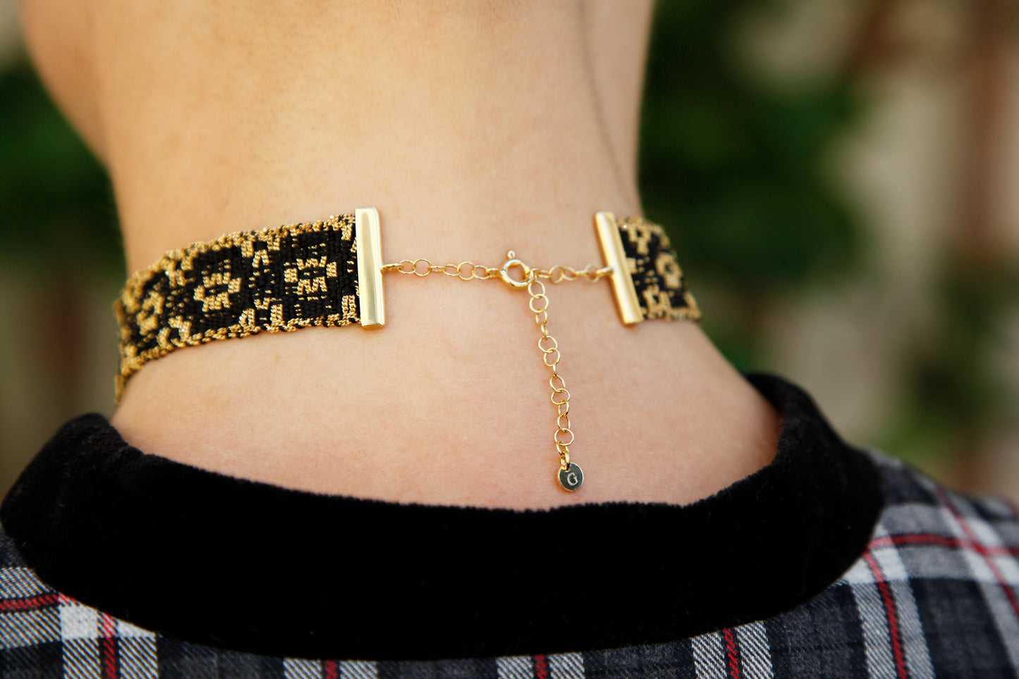 Halskette "Onyx" - Gold