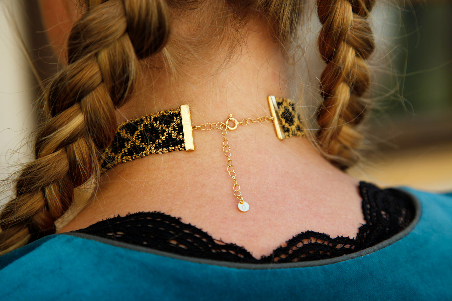 Halskette "Onyx" - Gold
