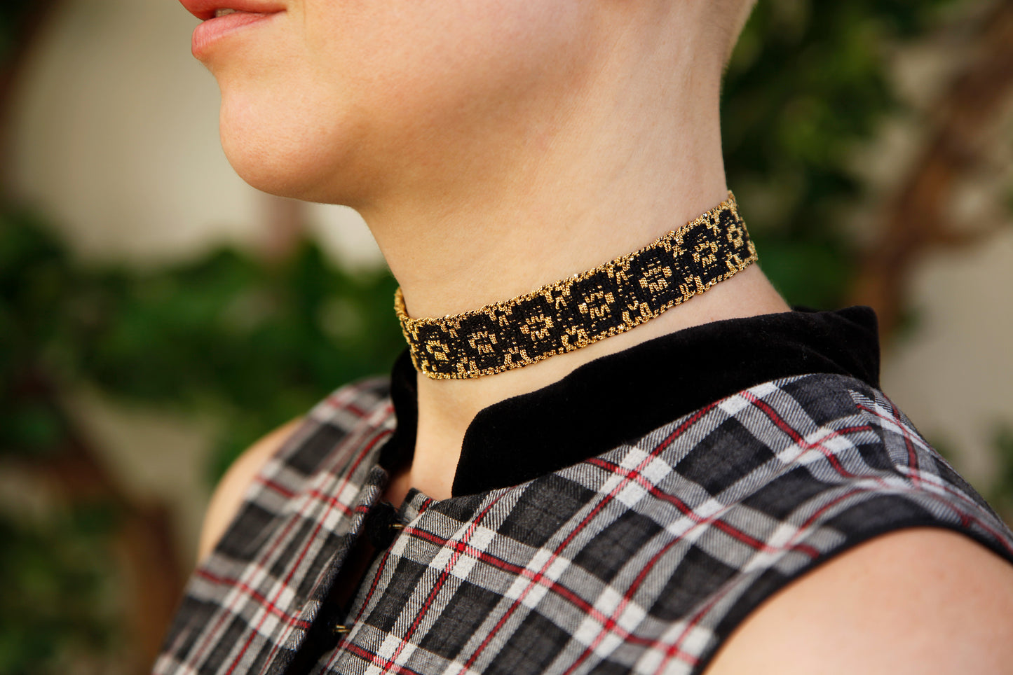 Halskette "Onyx" - Gold